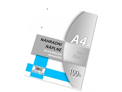 Náhradní vložka A4 2970 210x297mm 100 listů čistá 4D  PB