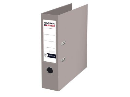 Pořadač pákový A4 8cm Imperator CP rado, lišty, šedý 106200