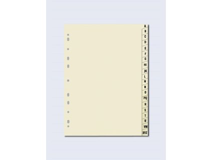 Rozdružovač abecední A4 A-Z 200.00