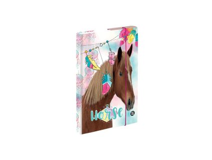Box na sešity A4 Jumbo Kůň romantic 5-71022