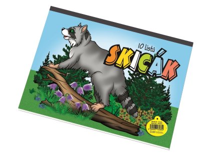 Skicák A4 10 listů, lepený