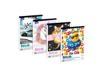 Skicák A4/20 listů, 170g, 7500659