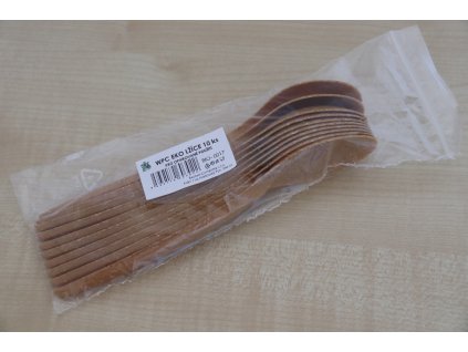Lžíce eko pro opakované použití, 10ks BIO-0017