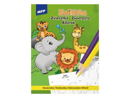 5301148 Omalovánky MFP A4 Zvířátka