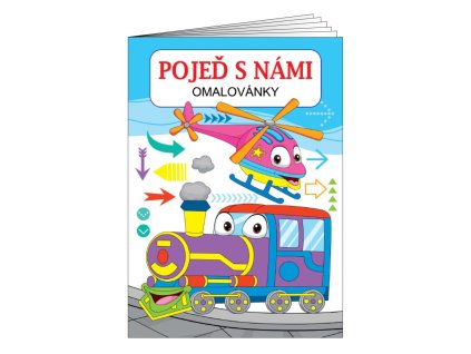 OM 62 A4 - Omalovánky Pojeď s námi A4