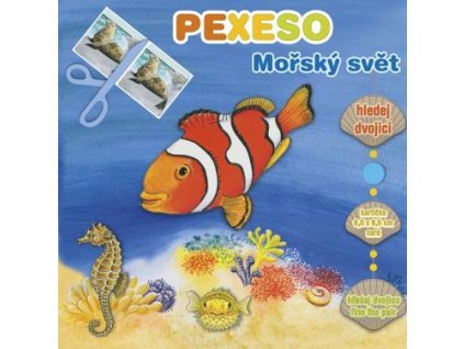 PEXESO V SEŠITU- MOŘSKÝ SVĚT