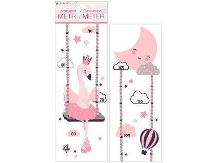 SAMOLEPKY NA ZEĎ DĚTSKÝ METR LABUŤ DO 120 CM 10290