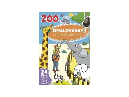 3334-7 Omalovánky A4+ Zvířátka ZOO