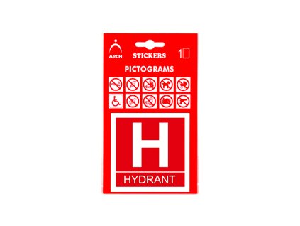 666 INFORMAČNÍ PIKTOGRAM HYDRANT