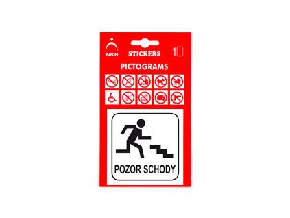 667 INFORMAČNÍ PIKTOGRAM POZOR SCHOD