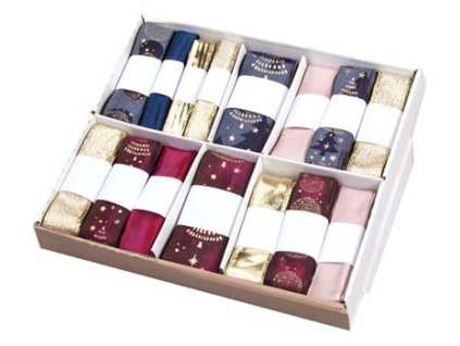 2124951/2124954 Stuha látková s drátkem_Vánoce x