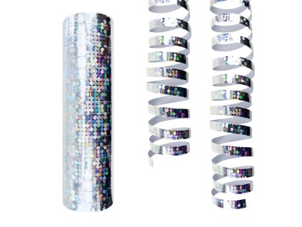 D613003 Serpentýna holografická STŘÍBRNÁ LUMA