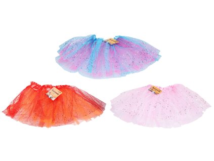 W032032 Set karneval - sukně 2 vrstvy MIX
