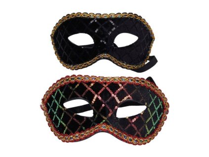 W045139 SET KARNEVAL-MASKA (škraboška) MIX