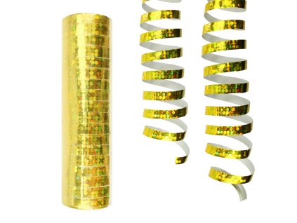 D613067 Serpentýna holografická ZLATÁ LUMA