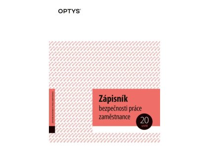 1221 Zápisník bezpečnosti práce A5,nepropisovací