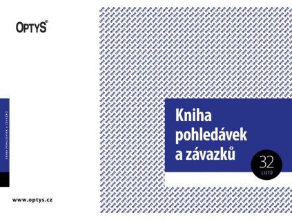 1008 Kniha pohledávek a závazků, A4, 32 listů