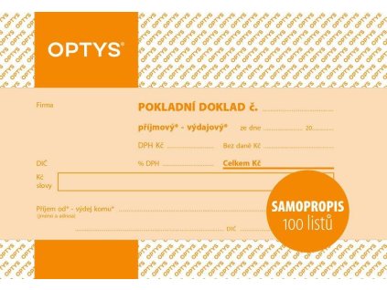 1093 Univerz.poklad..dokl. A6, samopropis., 100 listů