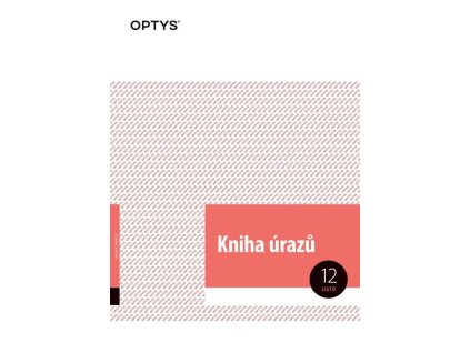 1229 Kniha úrazů A4,nepropisující