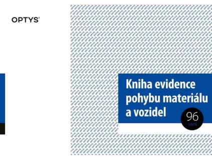 1244 Kniha evidence pohybu materiálu a vozidel A4, 96 listů