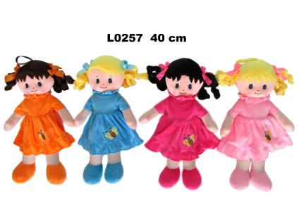 PANENKA LÁTKOVÁ 40CM MIX    L0257