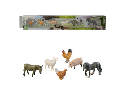 ZVÍŘÁTKA V BOXU DOMÁCÍ 6KS    07314