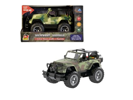 AUTO JEEP VOJENSKÝ 23CM ČESKÝ HLAS  03226
