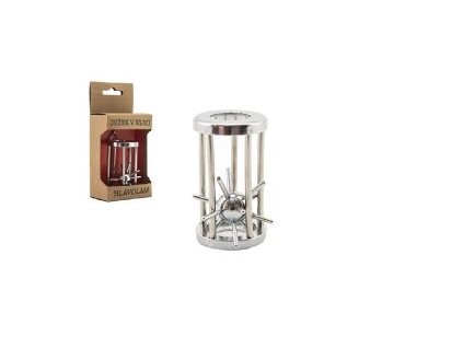 HLAVOLAM JEŽEK V KLECI KOVOVÝ 4X7CM V KR  311858