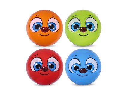 MÍČ 23CM OČI 4 BARVY   AR34166