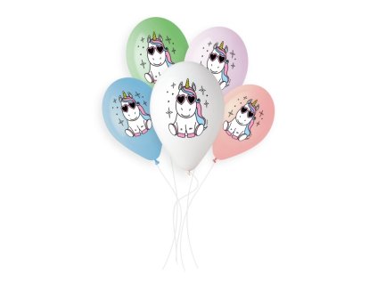 GEMAR BALÓNEK NAFUKOVACÍ SADA 5KS UNICORN STAR    P5GS120-UNIS