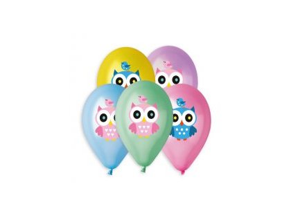 GEMAR BALÓNEK NAFUKOVACÍ SADA 5KS SOVA    PGS120-SOVA