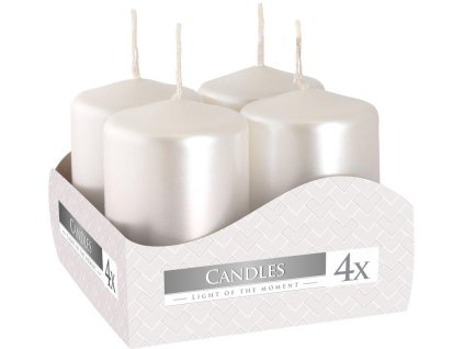 sw40/60-190 SVÍČKA 4/40/60 METALIK BÍLÁ