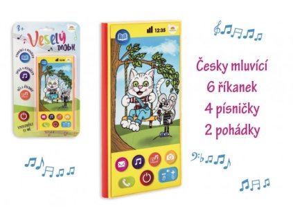 VESELÝ MOBIL ČESKY MLUVÍCÍ NA BATERIE  00850089