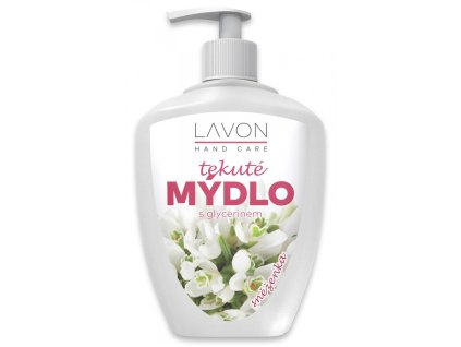 LAVON TEKUTÉ MÝDLO 500ML BÍLÉ S DÁVKOVAČEM    213238