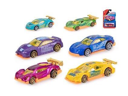 AUTO ZÁVODNÍ KOV 7,5CM 6 DRUHŮ    66018