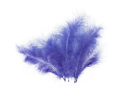 228906 TMAVĚ MODRÁ PEŘÍČKA CCA 16CM