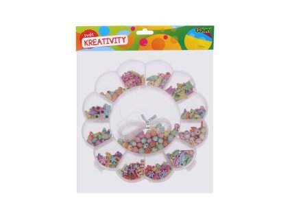 W019361 Korálky set Květina