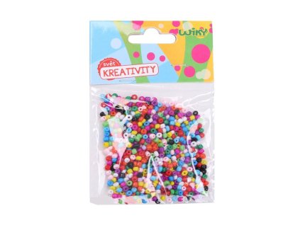 W019768 Korálky 20g barevné