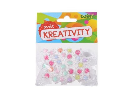 W033518 Barevné korálky 16 mm - 15g