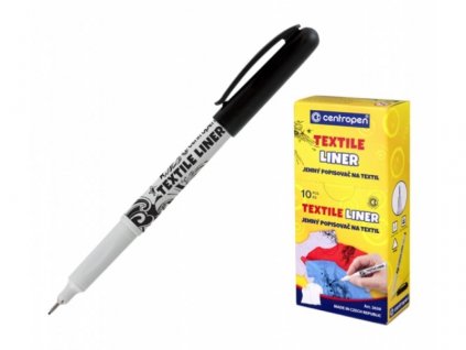 ZNAČKOVAČ 2639 ČERNÝ NA TEXTIL NEVYPRATELNÝ 0,6-0,8MM