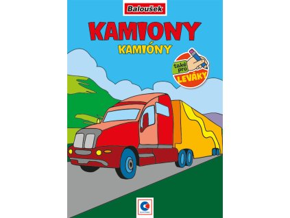 BO112 Omalovánka - A5 - Kamiony