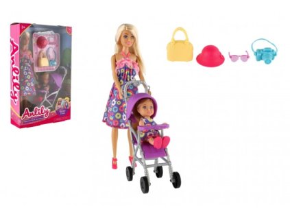PANENKA ANLILY S HOLČIČKOU A KOČÁRKEM + DOPLŇY   861735