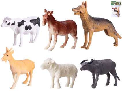 ZVÍŘÁTKA DOMÁCÍ 11-14CM 6KS V SÁČKU   51236