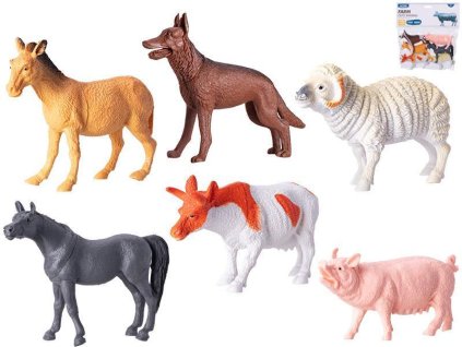 ZVÍŘÁTKA DOMÁCÍ 10-14CM 6KS V SÁČKU   51231