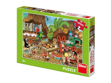 DINO PUZZLE 100 D XL KRTEK V KUCHYNI 343450