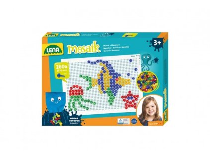 MOZAIKA KLOBOUČEK 1CM KRYSTAL 260KS   43035626