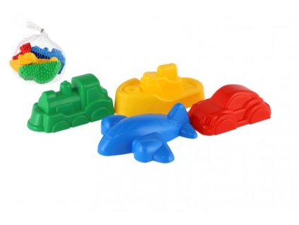 FORMIČKY/BÁBOVKY NA PÍSEK 4KS DOPRAVNÍ PROSTŘEDKY 880167