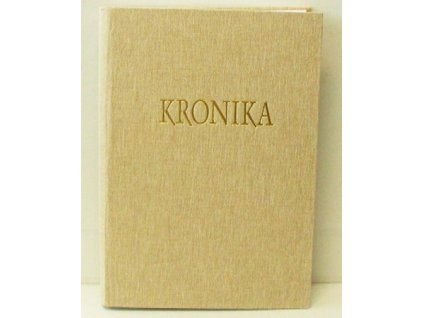 Kronika 200 listů režné plátno x