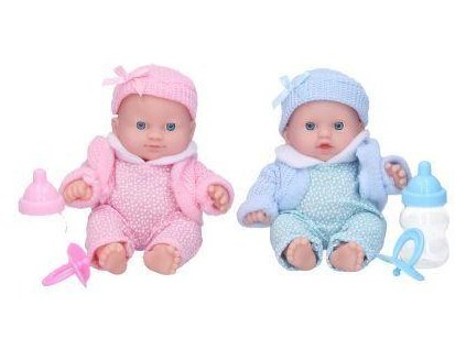 PANENKA 20CM S PŘÍSLUŠENSTVÍM 2DRUHY W005485