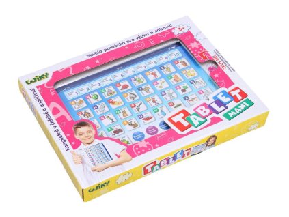 TABLET MAXI RŮŽOVÝ 24X18CM   W019642